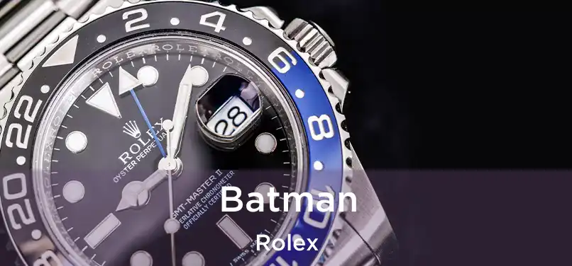  Batman Rolex