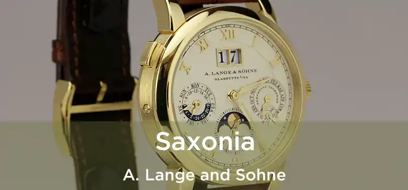  Saxonia A. Lange and Sohne